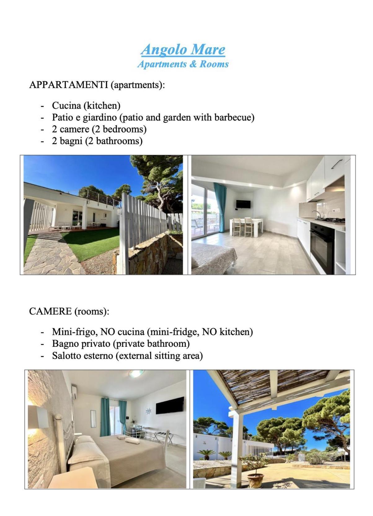Angolo Mare Apartments & Rooms Porto Pino Luaran gambar